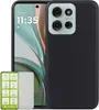 Für Motorola Moto G75 5G Silikon TPU Schutz Hülle Schwarz + Produktbild-Vorschau 1