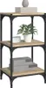 A three-tiered shelf unit with decorative items on each shelf. Náhled obrázku produktu