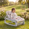 KOMFOTTEU 2 in 1 Babywippe, Schaukelsessel für Baby ab 6 Produktbild-Vorschau 10