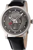A close-up studio shot of a men's watch with a skull design on the face. Produktbild-Vorschau