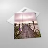 Bilder auf glas - Einteilig - Brücke See Fackel - 70x100cm Produktbild-Vorschau 2