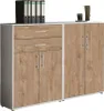 Aktenschrank TABOR 12 in lichtgrau / Gold Harbor Oak, Produktbild-Vorschau 1