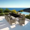 tectake® Aluminium Rattan Sitzgruppe Menorca wetterfest und Produktbild-Vorschau 8