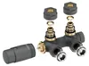 A disassembled plumbing valve component with various parts laid out. Produktbild-Vorschau