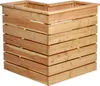 A corner planter box made of wooden slats. Produktbild-Vorschau