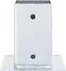 vidaXL Support de poteau Carré 4pcs Argent 81x81mm Acier Voir les images du produit 6