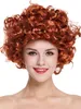 WIG ME UP Perücke Kurz Locken Lockig Rot 80er 91074-ZA131 Produktbild-Vorschau 2