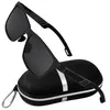 EDIBAZZAR | Schwarze polarisierte Sonnenbrille mit Produktbild-Vorschau 2