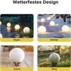 Wiltec Kugelleuchte Ø 30 cm mit Erdspieß, Gartenleuchte 40 Produktbild-Vorschau 5
