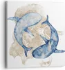 Bild auf Leinwand - Leinwandbild - Einteilig - Wal Aquarell Produktbild-Vorschau 1
