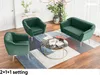 A living room setting with a sofa set and coffee table. Produktbild-Vorschau