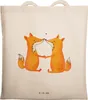 Mr. & Mrs. Panda Tote Bag Füchse Liebe - Transparent - Produktbild-Vorschau 1