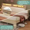 Sweiko Lit double en bois 160×200cm, Tête de lit avec Voir les images du produit 5