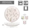 Jardin 6er Set Kuchenteller Keramik Blume creme gelb lila Produktbild-Vorschau 6