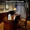 Tischuhren, Retro Stil Wohnzimmer Uhr, Stille Tischuhr, Produktbild-Vorschau 4