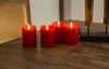 Goobay 77749 Lot de 4 bougies LED en cire véritable, rouge Voir les images du produit 17
