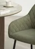 HowHomely sedia da pranzo verde con braccioli sedia Anteprima dell’immagine prodotto 8