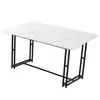 MODFU Table À Manger - Design Contemporain Avec Pieds Métal Voir les images du produit 10