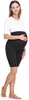 Be Mammy Damen Kurze Umstandsleggings BE20-259 (Schwarz, L) Produktbild-Vorschau 3