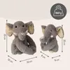 Habibi Plush Premium Wärmetier Hugys Elefant Papa+Kind Produktbild-Vorschau 2