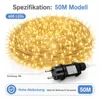 30M 300LEDs 8 Modi Lichterkette Strom, Timer, Merkfunktion, Produktbild-Vorschau 2
