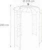 Relaxdays Altana różana z metalu, wymiary: 290 x 206 x 206 Podgląd zdjęcia produktu 4
