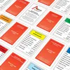 A collection of Monopoly game cards for the city of Aschaffenburg, Germany, arranged in a diagonal pattern. Produktbild-Vorschau