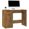 vidaXL Schreibtisch Räuchereiche 100x50x75 cm Holzwerkstoff Produktbild-Vorschau 3