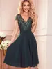 Numoco Spitzenkleid für Damen Linda grün L Produktbild-Vorschau 8