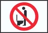 Bitte im Sitzen pinkeln Symbol Schild A3 (297x420mm) Produktbild-Vorschau 1