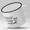 Huuraa Emaille Tasse Lutherstadt Eisleben  Geschenk Produktbild-Vorschau 2