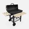 sweeek - Amerikanischer Smoker Holzkohlegrill - Schwarz Produktbild-Vorschau 10