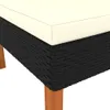 vidaXL Canapé d'angle 2 pcs. Poly rotin et bois massif Voir les images du produit 5