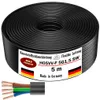 5m Kunststoffschlauchleitung H05VV-F 5G1,5 Schwarz Flexible Produktbild-Vorschau 4