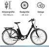 Zündapp Z510 E Bike 28 Zoll Damenfahrrad ab 155 cm mit 3 Produktbild-Vorschau 9