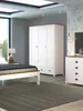 Möbilia Kleiderschrank | 3 Türen, 2 Schubladen | Kiefer Produktbild-Vorschau 4