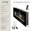 Elektrický nástěnný krb Luci, 2 nastavení teploty, efekt Náhled obrázku produktu 5