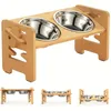 Hundebar Höhenverstellbar Futternapf für Kleine Hunde und Produktbild-Vorschau 3