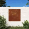 vidaXL Garten-Wanddeko 55x55 cm Cortenstahl Sonne-Design Produktbild-Vorschau 2