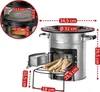 BBQ-Toro Raketenofen RAKETE #2, Edelstahl, Rocket Stove für Produktbild-Vorschau 4