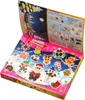An open advent calendar box with Christmas-themed Aquabeads creations displayed inside. Produktbild-Vorschau