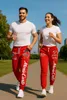 Herren Jogginghose | Monte Carlo 592  Rot/Weiss L Produktbild-Vorschau 5