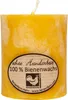 Kerze aus reinem Bienenwachs, massiv, gegossen 7,5 x 6,5 cm Produktbild-Vorschau 1