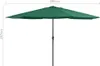 vidaXL Ombrellone con asta in metallo 390 cm Verde Anteprima dell’immagine prodotto 6