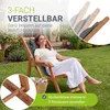 Leżak JUSKYS® Tavira w kolorze antracytowym – składany, z Podgląd zdjęcia produktu 2