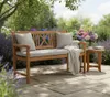 Gartenbank MALMÖ 3-sitzig aus wetterfestenHolz mit Produktbild-Vorschau 5
