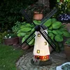 LED Solarleuchte, Windmühle, mehrfarbig, H 51 cm Produktbild-Vorschau 2