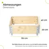 Garronda 3 pièces rehausse en bois pour palette caisse de Voir les images du produit 2