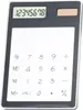 Solárně napájená kalkulačka, dotykový displej, 8místný LCD Náhled obrázku produktu 1