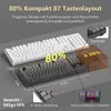 Mechanische Tastatur 80% 87 Tasten, RGB Beleuchtung, Produktbild-Vorschau 5